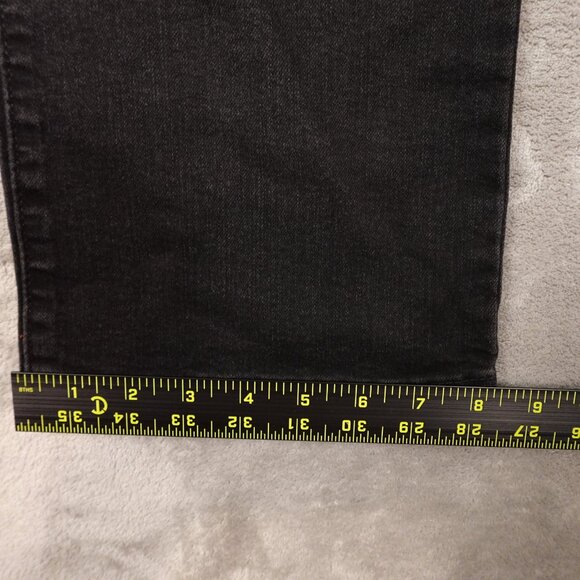 Levi’s Jeans 415 Relaxed Bootcut Jean Women’s Size 31 Black Denim Red Tab - Picture 8 of 14